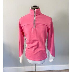 Columbia Retro Style Pink Fleeced-Lined Zip Up